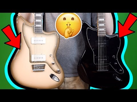 This Squier is a SECRET Weapon! | Fender Squier Baritone Jazzmaster Antigua + Black | Review + Demo