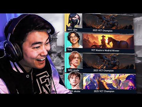 So 4 VALORANT Champions Get Into The Same Lobby...