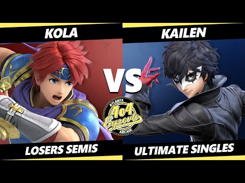 4o4 Smash Night 52 Losers Semis - Kola (Roy) Vs. Kailen (Joker) SSBU Ultimate Tournament