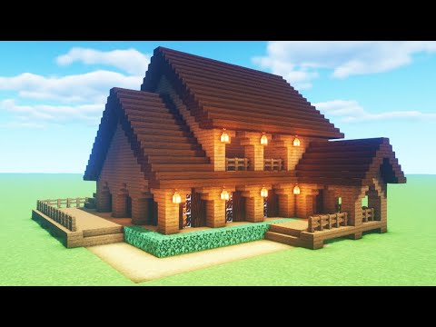 Minecraft Tutorial: How To Make A Spruce Wood House "2020 Tutorial"