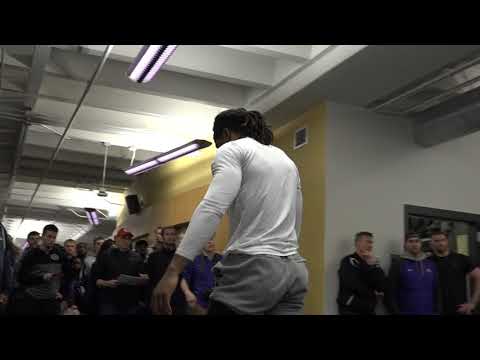 2018 UNI Football Pro Day - Daurice Fountain