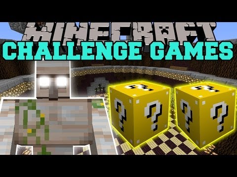 Minecraft: MUTANT IRON GOLEM CHALLENGE GAMES - Lucky Block Mod - Modded Mini-Game