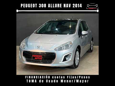 Se Vende: Peugeot 308 Allure Nav 2014 - FERRERO Automotores Oncativo (Provincia de Córdoba)