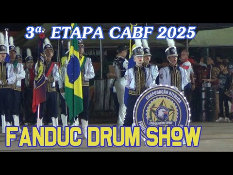 TERCEIRA ETAPA CABF 2025. FANDUC DRUM SHOW.