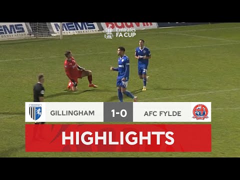 Walker Seals Gillingham's Second Round Spot | Gillingham 0-1 AFC Fylde | Emirates FA Cup 2022-23
