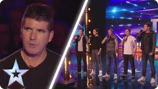 Simon rolled his eyes at this unique boyband | Britain&#39;s Got Talent Unforgettable Audition