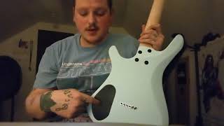 Video thumbnail for Kiesel vanquish guitar review by Jim Dewd Guitars