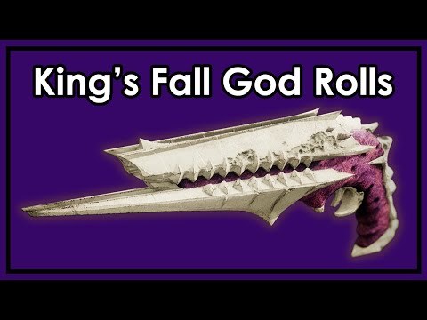Destiny 2: The God Roll Weapons of King's Fall