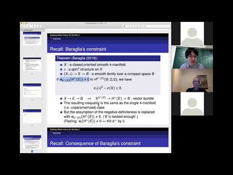 Seiberg-Witten Theory for Families 2