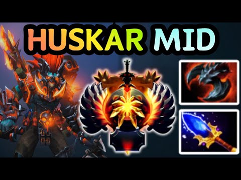 🔥 HUSKAR MID CARRY NO FEAR PLAY | DOTA 2 GAMEPLAY 🔥