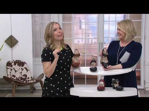 Clarks Collection Leather Heeled Mary Janes - Valarie Rally on QVC