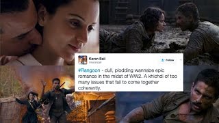 REVIEW:  Twitterati Reacts To Shahid Kapoor, Kangana Ranaut’ Rangoon!