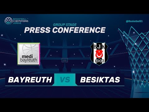 medi Bayreuth v Besiktas Sompo Japan - Press Conference - Basketball Champions League 2017-18