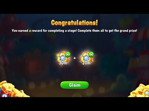 @Fishdom Level 5958, Got Reward: 30m + 20m Lightning Strikes.