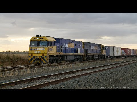 4PM6 Pacific National Container Train (5/1/2019) - PoathTV Australian Railways