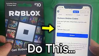 How To REDEEM a ROBLOX GIFT CARD on MOBILE... (2026)