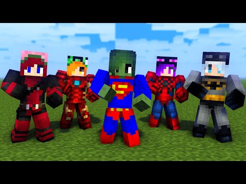 MONSTER SCHOOL : SUPER HERO MONSTER GIRLS DANCE JOANA MEME - MINECRAFT ANIMATION