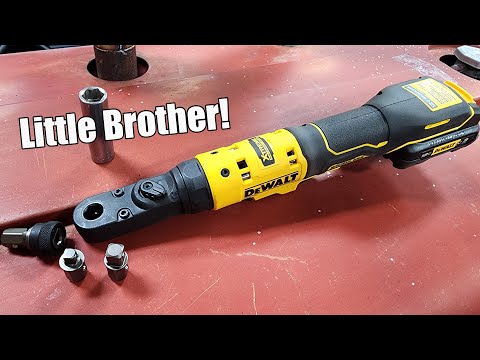 Super Slim! DEWALT XTREME 12V 3/8\" & 1/4\" Sealed Head Ratchet Review DCF500GG1