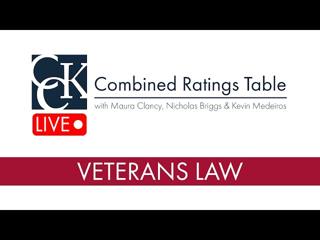 Using the VA Combined Rating Table and VA Math