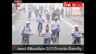 preview picture of video 'inext Bikeathon 2013 rocks Bareilly'