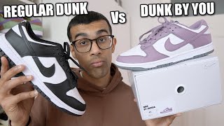 NIKE DUNK LOW BY YOU VS REGULAR NIKE DUNK LOW - IS THE QUALITY BETTER?  WORTH THE PRICE?
