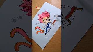Cat Sukuna #drawing #sortvideo #trendingshorts #art #gojofanart #howtodraw #ruffart