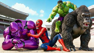 Download lagu 🦍🕷️ SPIDERMAN Wins The Magic Legendary King Kong Racing Championship – Epic Racing Challenge mp3