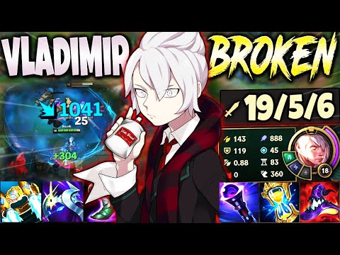 New BUFFED Max Pen Vladimir Build is BEYOND BROKEN 🔥 2s Q CD, 3800HP and 880+AP 🔥 LoL s11 Gameplay