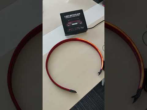 Led spoiler tail lights for car