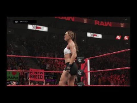 WWE 2K19 RAW: Ronda Rousey vs Sonya Strong