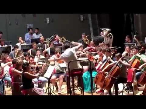 EMF Youth orchestra in Lanciano - Estate musicale frentana 2016 - rehearsal excerpt Chaikovsky 6th
