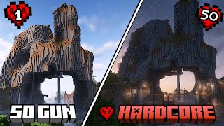 Hardcore Minecraft'ta 50 Gün Geçirdik! | Bölüm #1