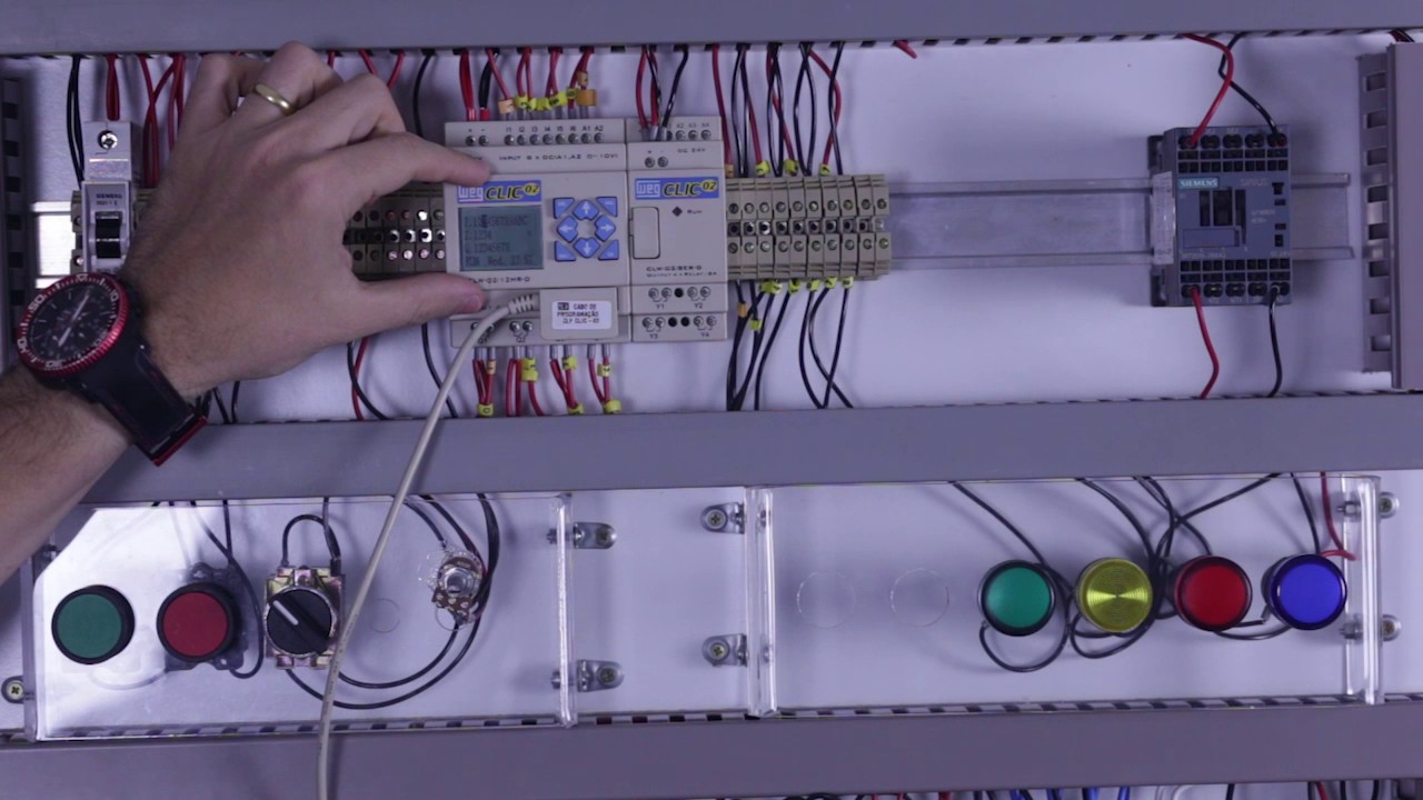 Partida Estrela-Triangulo via CLP WEG CLIC-02