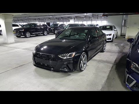 2021 Audi A4 walk around and review - The S-line/black optic package is a true stunner