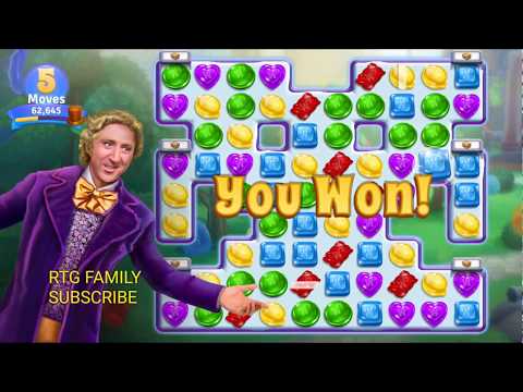 NEW Zynga wonka chocolate match 3 game level 57