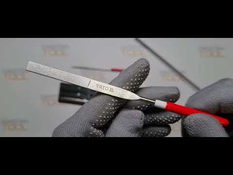 Надфіль алмазний YATO Набір. 4х160х50мм 3пр. [30/300]