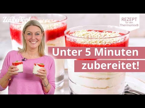 🍨 Schnelles Spaghettieis Dessert 🍓 |Thermomix® Rezept
