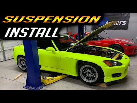 Honda s2000 Coilover Suspension Installation