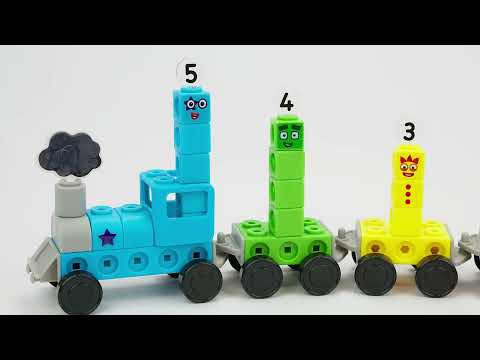 Numberblocks Express Train учебный набор с кубиками MathLink и игровым поездом Числовой поезд hand2mind Learning HM96094-UK - фото 1 - id-p2778598637