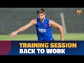 Back to work to prepare the match against Valencia