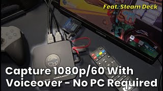 Cloner Alliance Box Pro "No PC" Recording With Voice Mixing (feat. Steam Deck)