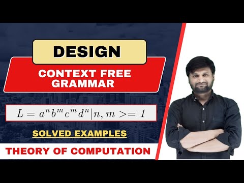 Design Context Free Grammar(CFG) in Automata |Language L= a^nb^mc^md^n | Example | TOC | FLAT