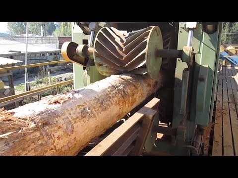 Amazing Automatic Wood Sawmill Machines Modern Technology - EXTREME Fast Wood Cutting Machine