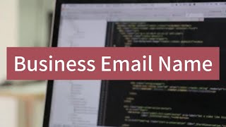 Crafting the Perfect Business Email Name for Professional Success - Raksmart