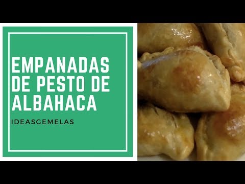 Receta: Como hacer Empanadas de Queso con Pesto de Albahaca | Cheese and Pesto Empanadas