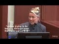 14 minutes of Amber Heard's bad acting in court