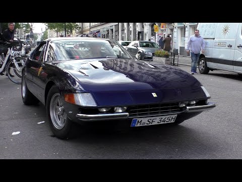 Thumbnail for Ferrari 365 GTB/4 Daytona | Start Up + Acceleration + Carporn | Munich by Ferrari, Ferrari Daytona, Ferrari 365, Car