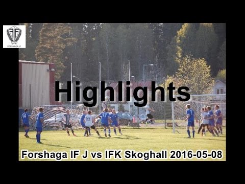 Forshaga IF J vs IFK Skoghall 2016-05-08 Highlights