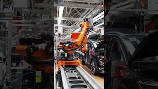 KUKA robot's automatic assembly of automotive seats.