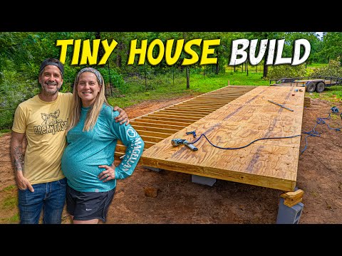 LIFE CHANGES! Building a TINY HOUSE from the ground up ... FAST!